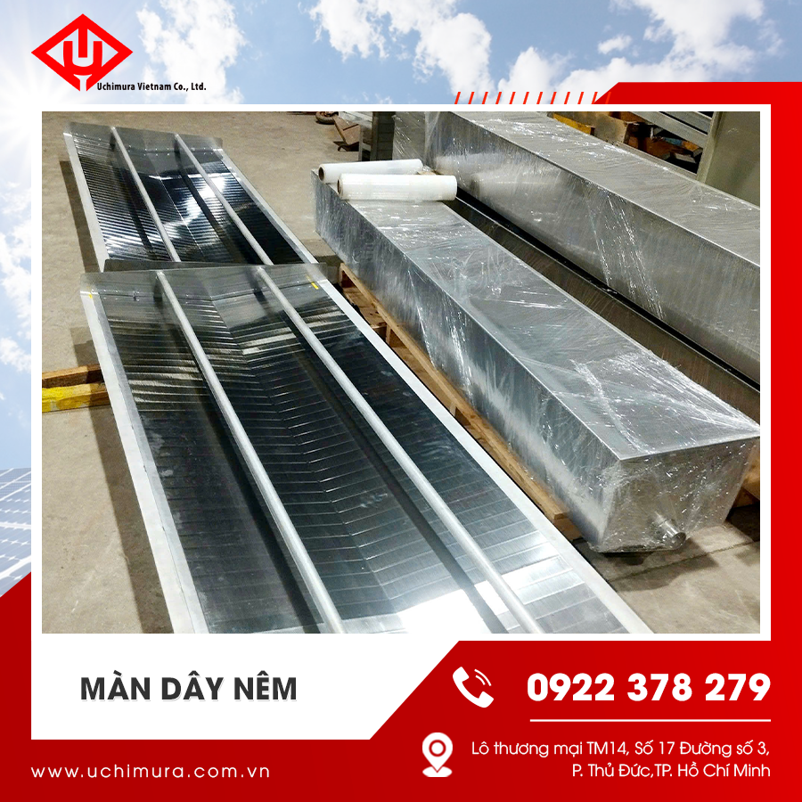 Màng dây nêm làm từ thép không gỉ bền bỉ, chịu ăn mòn, chịu lực cao Màng dây nêm làm từ thép không gỉ bền bỉ, chịu ăn mòn, chịu lực cao