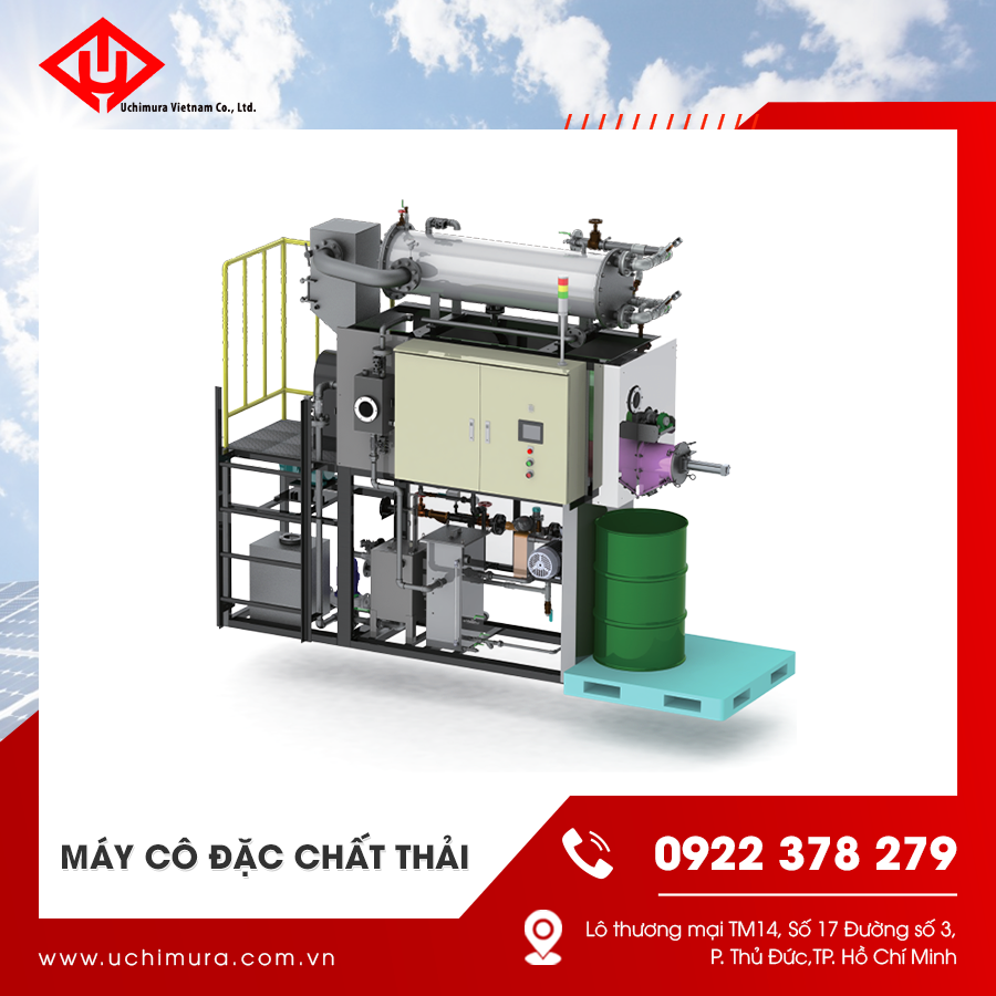 Máy cô đặc chất thải giúp giảm thể tích bùn thải, nâng cao hiệu quả Máy cô đặc chất thải giúp giảm thể tích bùn thải, nâng cao hiệu quả