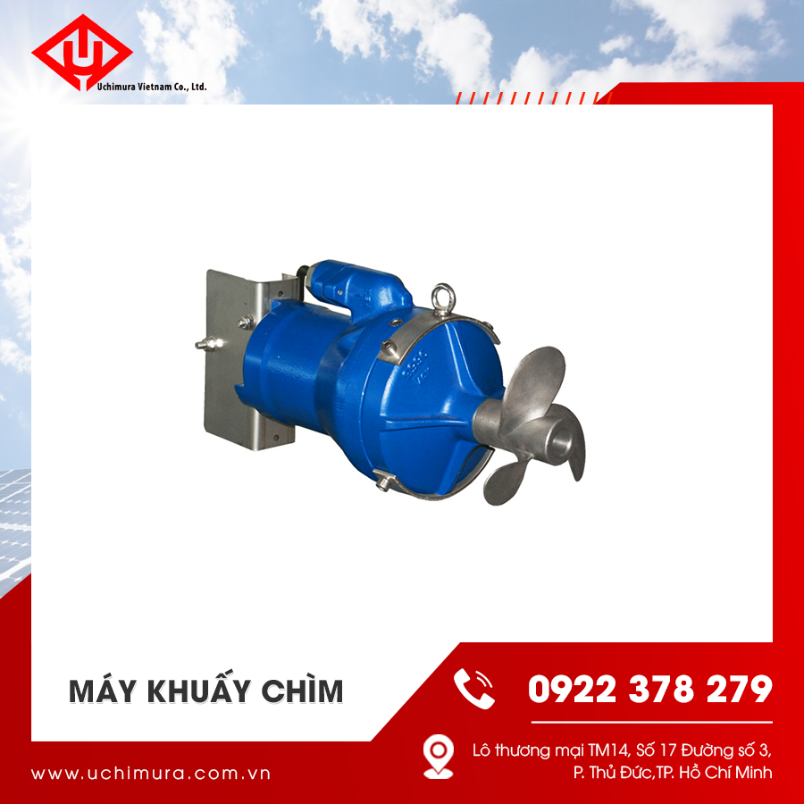 Máy khuấy chìm giúp ngăn lắng cặn, khuấy đều dung dịch Máy khuấy chìm giúp ngăn lắng cặn, khuấy đều dung dịch