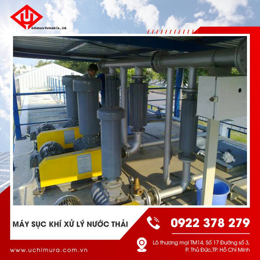 Máy sục khí xử lý nước thải nâng cao hiệu suất xử lý, giảm thời gian lưu bể Máy sục khí xử lý nước thải nâng cao hiệu suất xử lý, giảm thời gian lưu bể