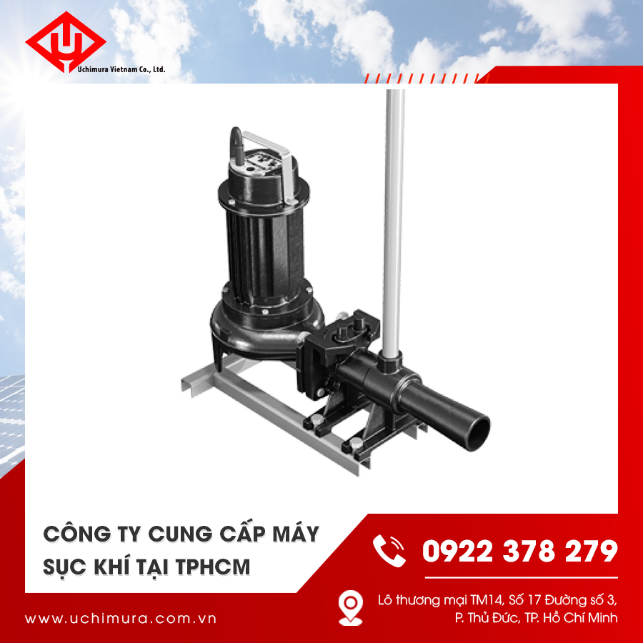 Hình ảnh máy sục khí chìm được để sẵn tại kho