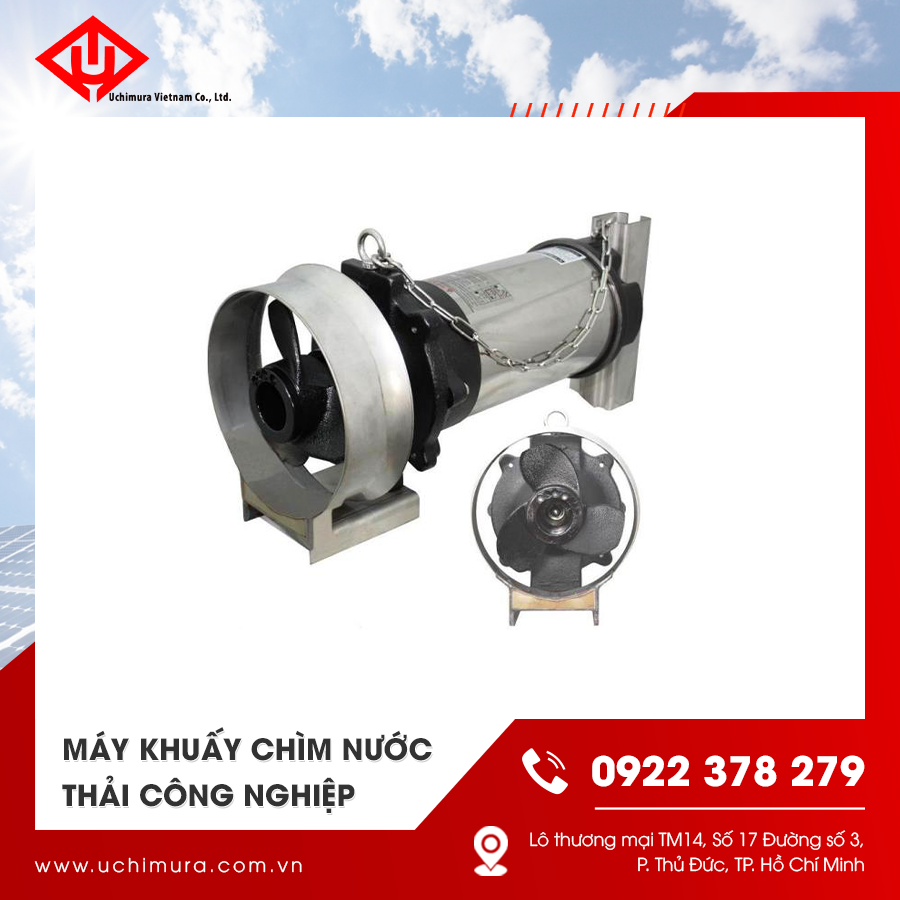 Máy khuấy chìm công nghiệp nhiều cánh