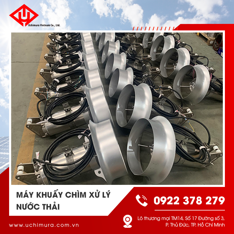 Hình ảnh nhiều máy khuấy chìm tại kho xưởng Hình ảnh nhiều máy khuấy chìm tại kho xưởng