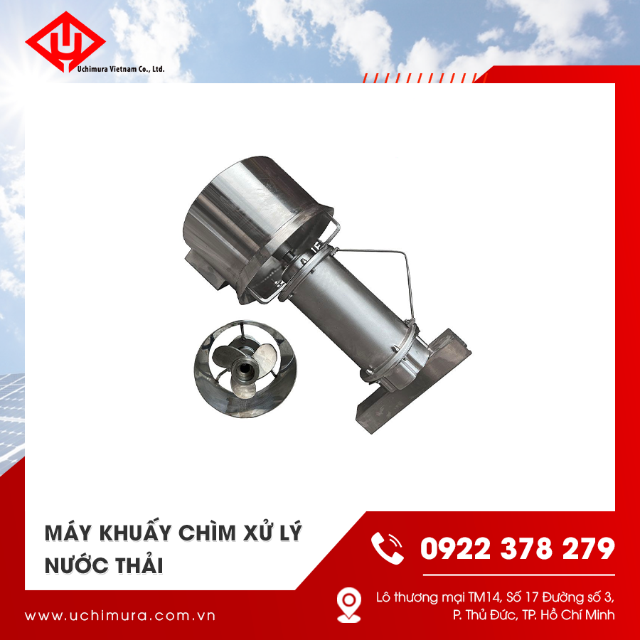 Hình ảnh một máy khuấy chìm xử lý chất thải Hình ảnh một máy khuấy chìm xử lý chất thải