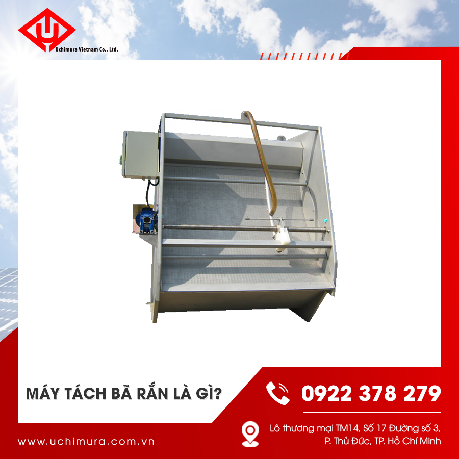 Máy tách bả rắn chuyên dùng để tách phân hoặc bùn chăn nuôi