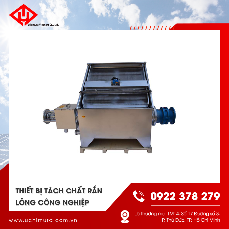 Hệ thống tách rắn‑lỏng công nghiệp sử dụng nhiều công nghệ