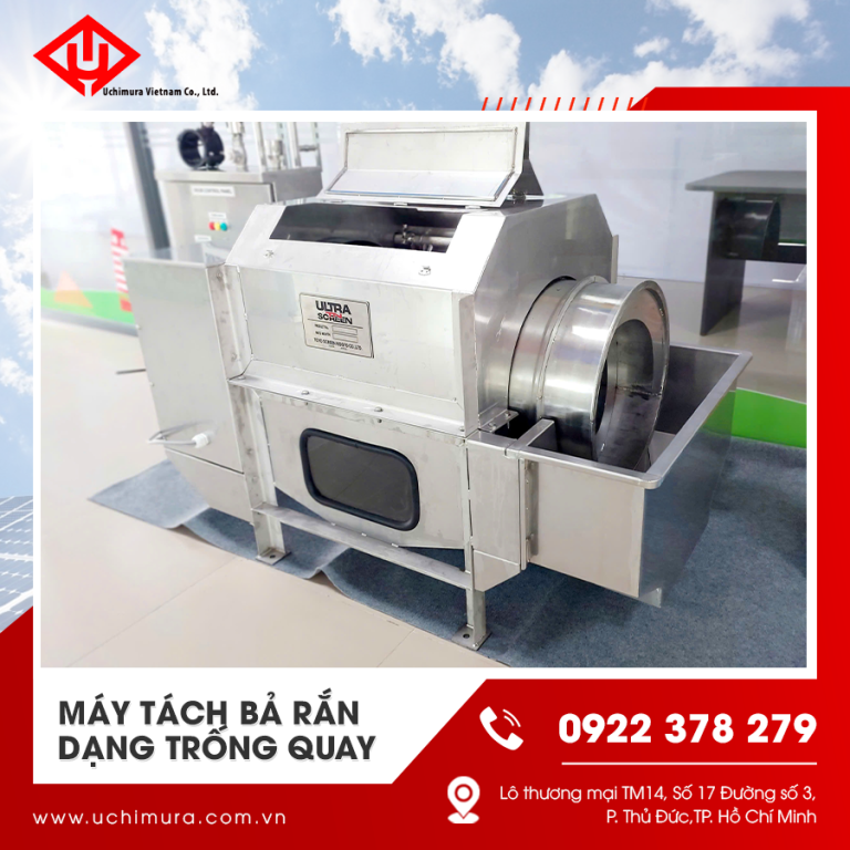Máy tách bã rắn dạng trống quay chính hãng giá tốt nhất thị trường